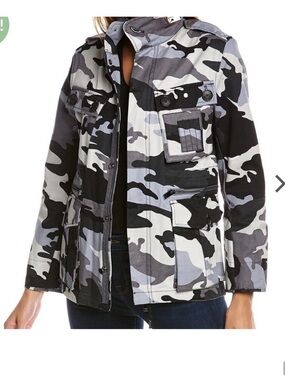 Zadig and Voltaire kola camo utility jacket size small new